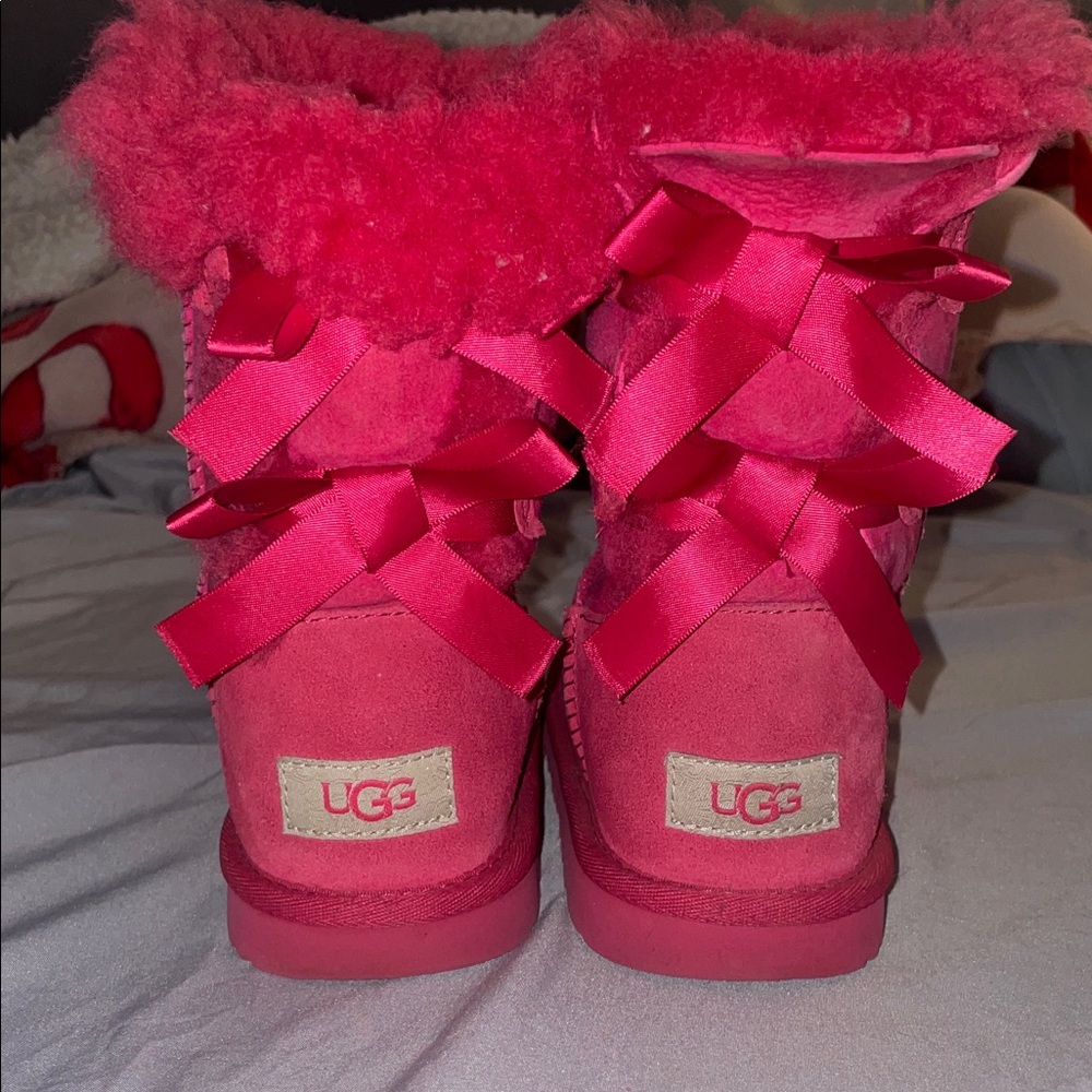 Bailey Bow Uggs Radish Pink